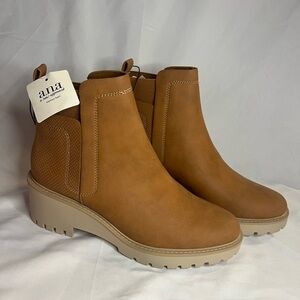a.n.a Women's Brown Ankle Booties